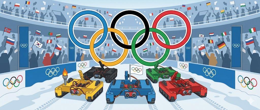 XRP robots at the Robot Olympics